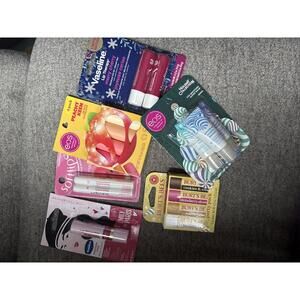 Lip Balm Bundle EOS Vaseline Burt’s Bees Softlips Variety Lot New Sealed